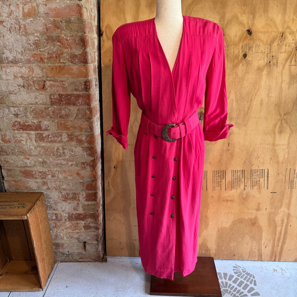 American Vintage Pink Midi Dress